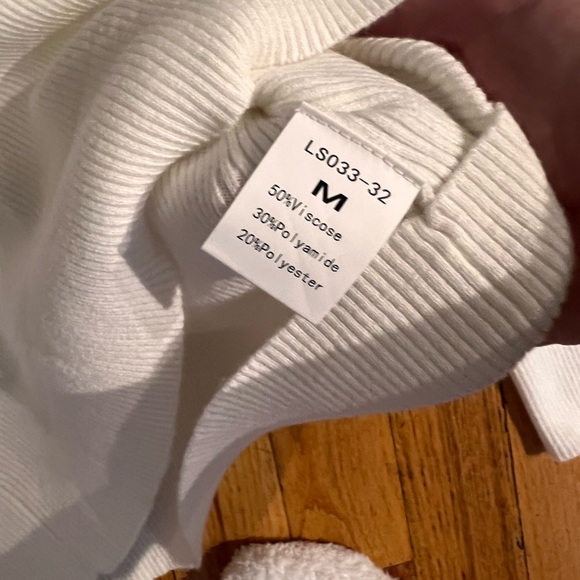 NWOT One Shoulder Sweater - Picture 6 of 7